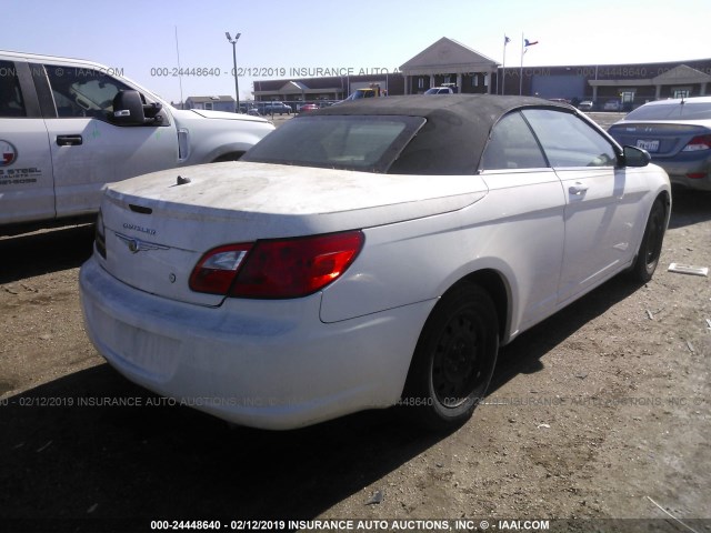 1C3LC45B79N515040 - 2009 CHRYSLER SEBRING LX WHITE photo 4