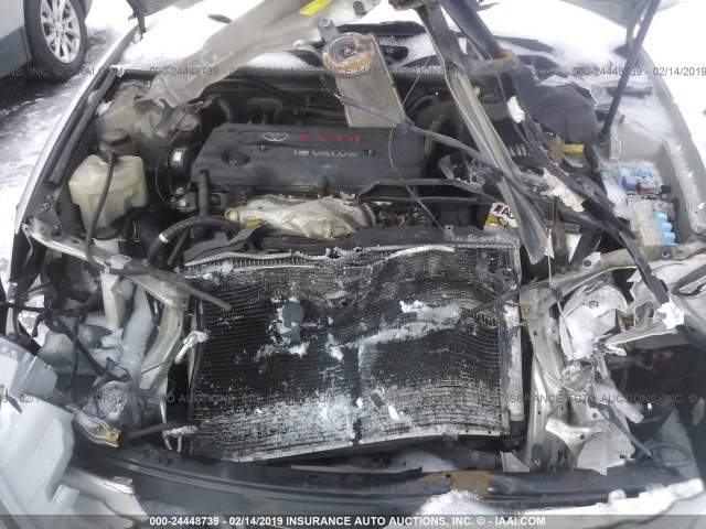 4T1BE32K94U322236 - 2004 TOYOTA CAMRY LE/XLE/SE SILVER photo 10