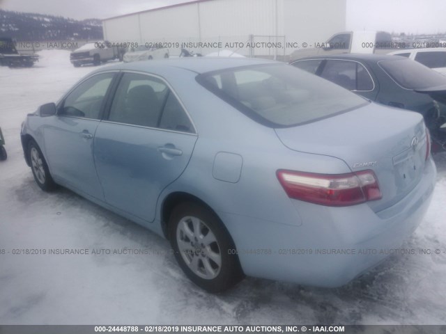 4T1BE46K49U869583 - 2009 TOYOTA CAMRY SE/LE/XLE 浅蓝色 照片 3