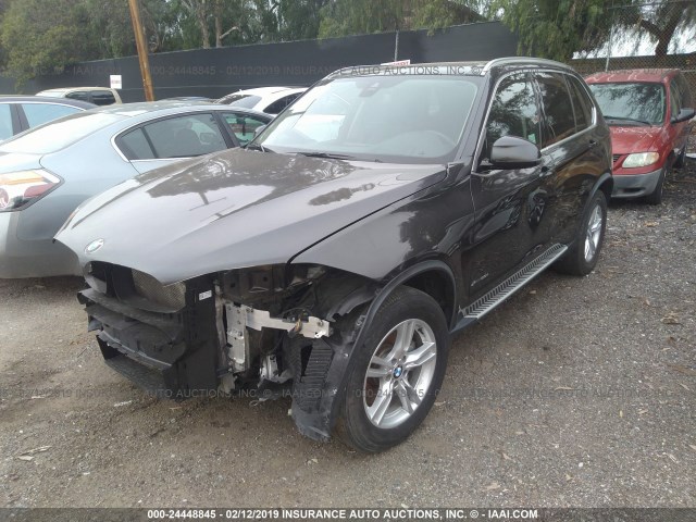 5UXKR6C59E0J72459 - 2014 BMW X5 XDRIVE50I GRAY photo 2