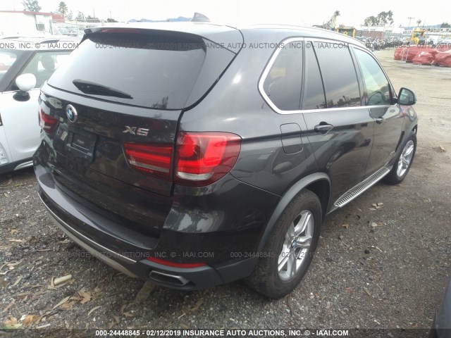 5UXKR6C59E0J72459 - 2014 BMW X5 XDRIVE50I GRAY photo 4