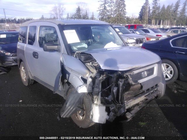 5J6YH28544L011623 - 2004 HONDA ELEMENT EX SILVER photo 1