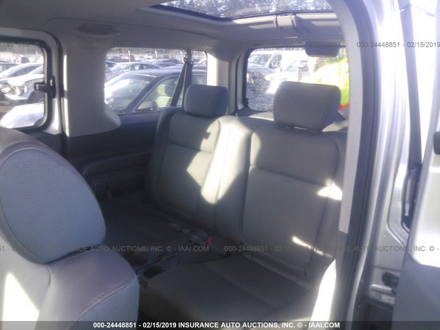 5J6YH28544L011623 - 2004 HONDA ELEMENT EX SILVER photo 8