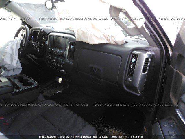 3GCUKREC9GG294605 - 2016 CHEVROLET SILVERADO K1500 LT BLACK photo 5