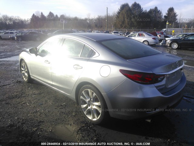 JM1GJ1V61E1137979 - 2014 MAZDA 6 TOURING GRAY photo 3