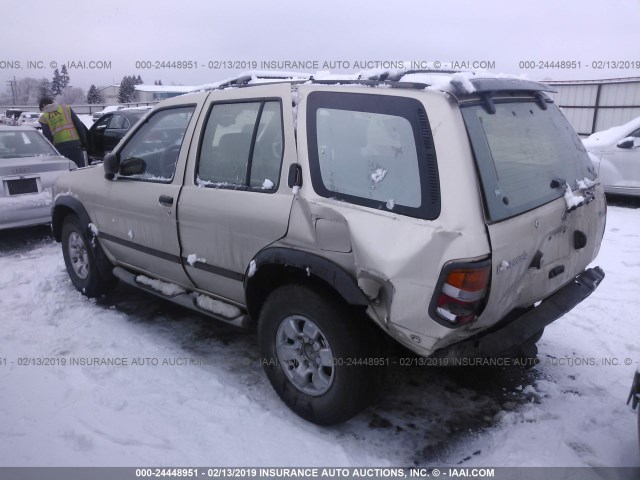 JN8AR05Y4XW293017 - 1999 NISSAN PATHFINDER LE/SE/XE GOLD photo 3