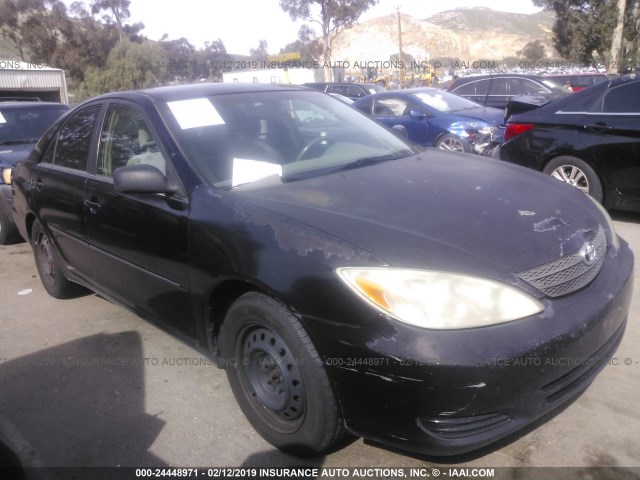 JTDBF30K420057136 - 2002 TOYOTA CAMRY LE/XLE/SE BLACK photo 1