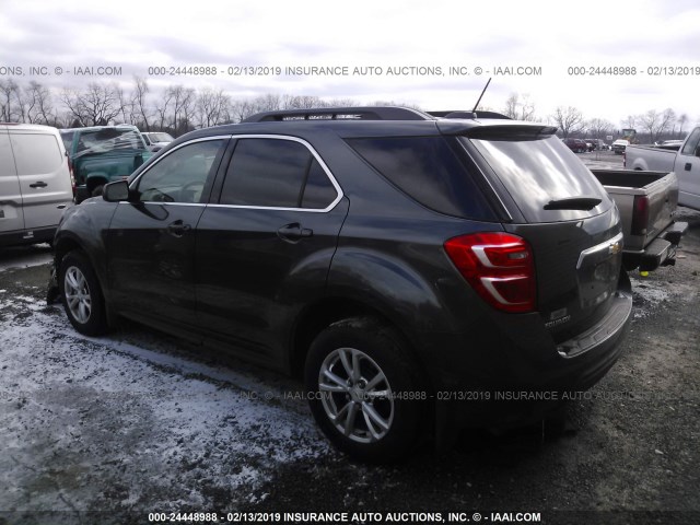 2GNALCEK2H1574582 - 2017 CHEVROLET EQUINOX LT GRAY photo 3