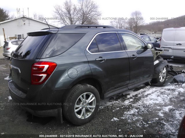 2GNALCEK2H1574582 - 2017 CHEVROLET EQUINOX LT GRAY photo 4