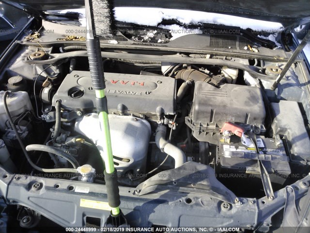 4T1CE38P56U586905 - 2006 TOYOTA CAMRY SOLARA SE/SLE BLUE photo 10