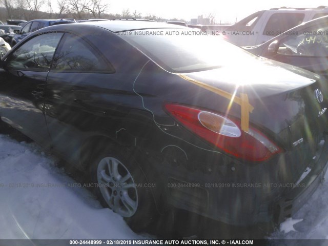 4T1CE38P56U586905 - 2006 TOYOTA CAMRY SOLARA SE/SLE BLUE photo 3