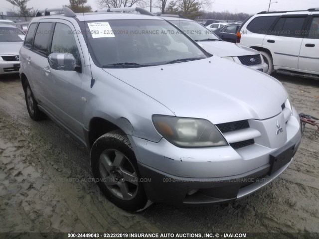 JA4LX41G73U057539 - 2003 MITSUBISHI OUTLANDER XLS SILVER photo 6