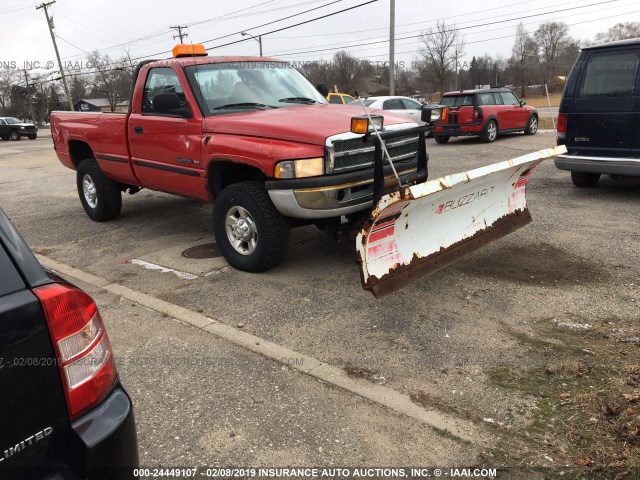 3B7KF26Z3XM503487 - 1999 DODGE RAM 2500 RED photo 1