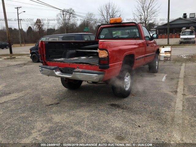 3B7KF26Z3XM503487 - 1999 DODGE RAM 2500 RED photo 4