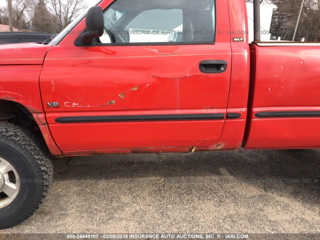 3B7KF26Z3XM503487 - 1999 DODGE RAM 2500 RED photo 6