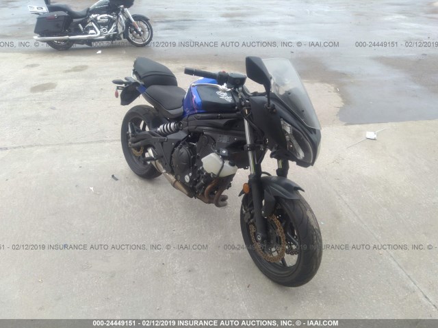 JKAEXEE12DDA12999 - 2013 KAWASAKI EX650 E BLUE photo 1