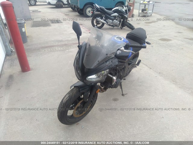 JKAEXEE12DDA12999 - 2013 KAWASAKI EX650 E BLUE photo 2