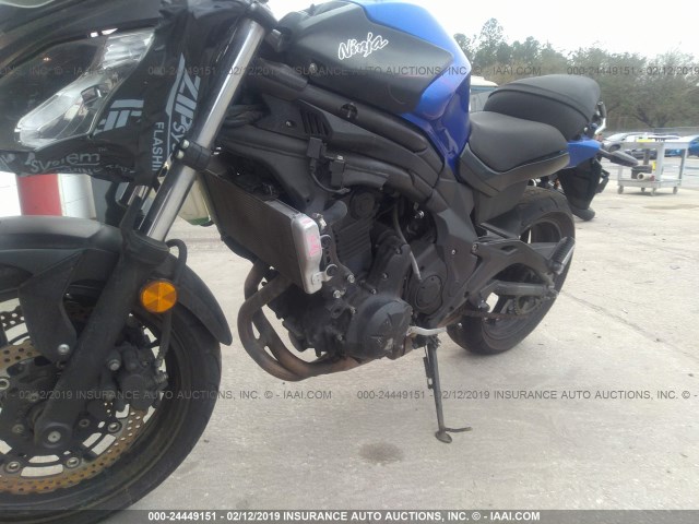 JKAEXEE12DDA12999 - 2013 KAWASAKI EX650 E BLUE photo 9