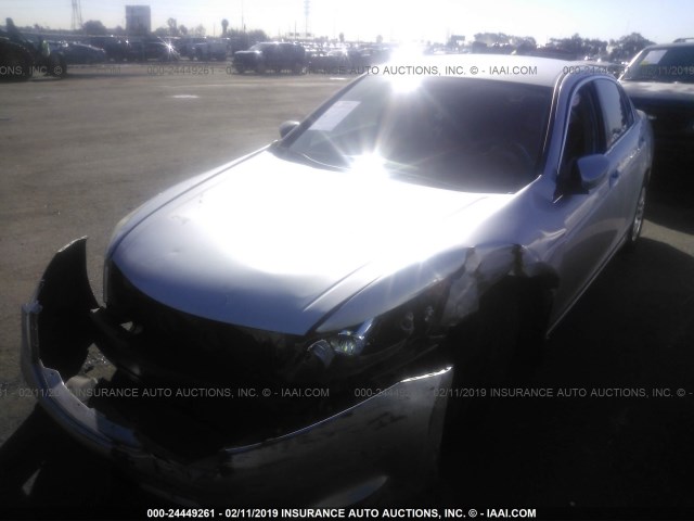 JHMCP26439C016430 - 2009 HONDA ACCORD LXP SILVER photo 2