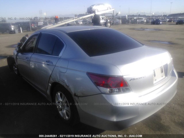 JHMCP26439C016430 - 2009 HONDA ACCORD LXP SILVER photo 3