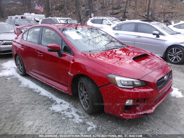 JF1VA2Y65H9810888 - 2017 SUBARU WRX STI/LIMITED RED photo 1