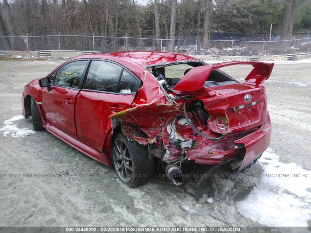 JF1VA2Y65H9810888 - 2017 SUBARU WRX STI/LIMITED RED photo 3