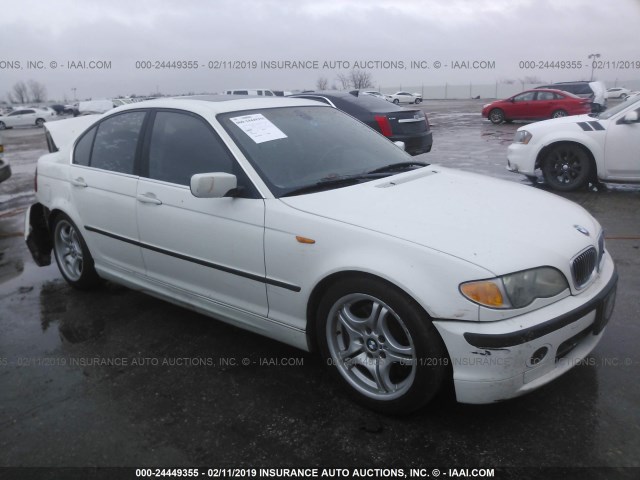 WBAEV53492KM02039 - 2002 BMW 330 I WHITE photo 1