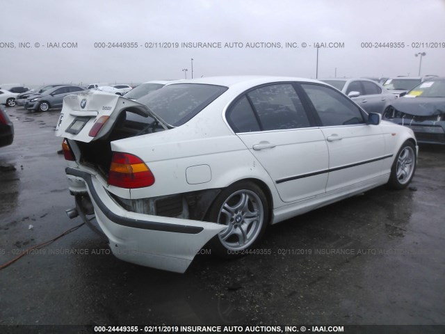 WBAEV53492KM02039 - 2002 BMW 330 I WHITE photo 4