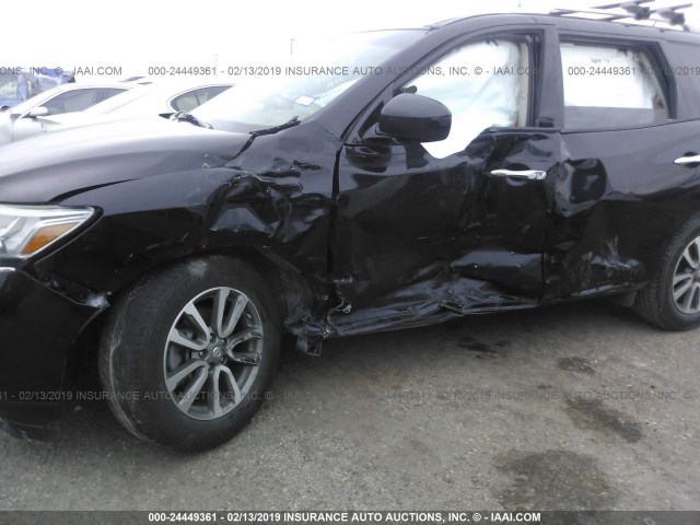 5N1AR2MN4EC610660 - 2014 NISSAN PATHFINDER S/SV/SL/PLATINUM BLACK photo 6