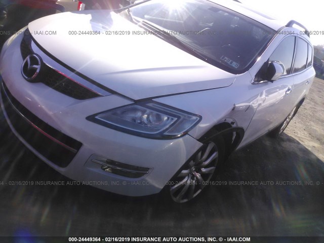 JM3TB38AX80144261 - 2008 MAZDA CX-9 WHITE photo 2