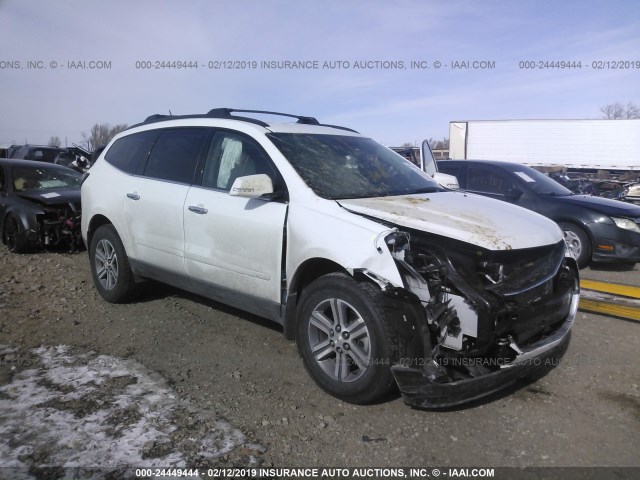 1GNKVHKD9HJ204205 - 2017 CHEVROLET TRAVERSE LT WHITE photo 1