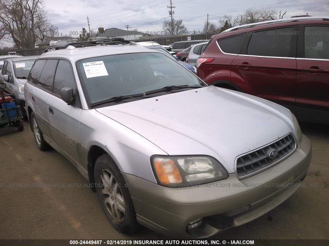 4S3BH675536658291 - 2003 SUBARU LEGACY OUTBACK AWP SILVER photo 1