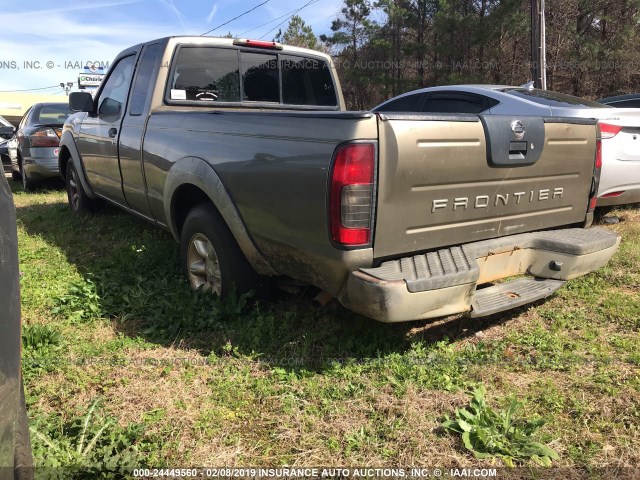 1N6DD26S52C313800 - 2002 NISSAN FRONTIER KING CAB XE GOLD photo 3