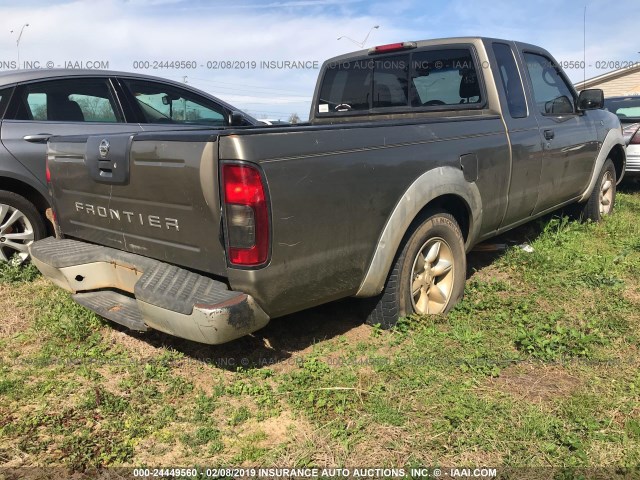 1N6DD26S52C313800 - 2002 NISSAN FRONTIER KING CAB XE GOLD photo 4