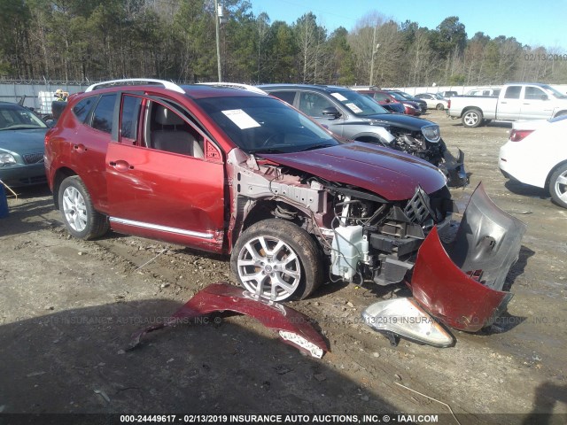 JN8AS5MT2DW526542 - 2013 NISSAN ROGUE S/SV RED photo 1