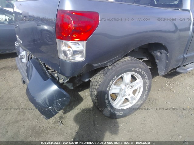 5TFRV54137X008491 - 2007 TOYOTA TUNDRA DOUBLE CAB SR5 Dark Blue photo 6