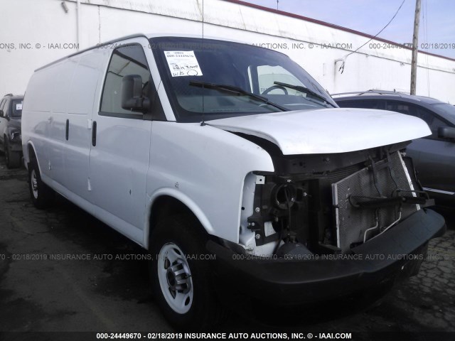 1GTW7GCA2E1910222 - 2014 GMC SAVANA G2500 WHITE photo 1