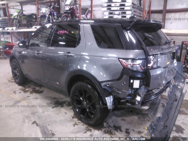 SALCR2RX0JH745373 - 2018 LAND ROVER DISCOVERY SPORT HSE GRAY photo 3