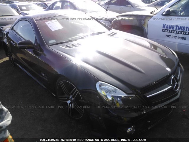 WDBSK70F69F152227 - 2009 MERCEDES-BENZ SL 63 AMG BLACK photo 1