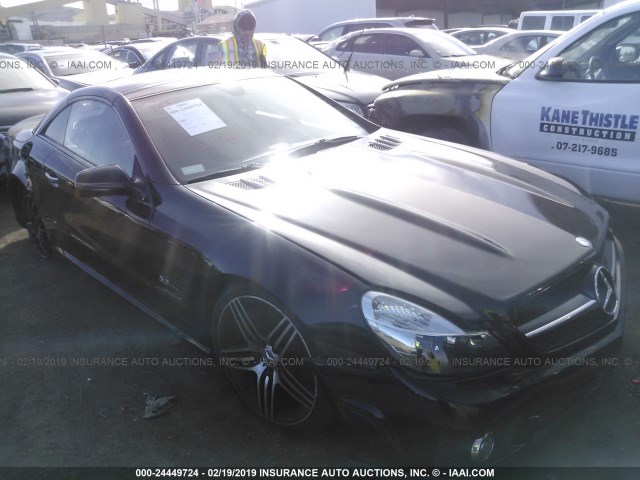 WDBSK70F69F152227 - 2009 MERCEDES-BENZ SL 63 AMG BLACK photo 3