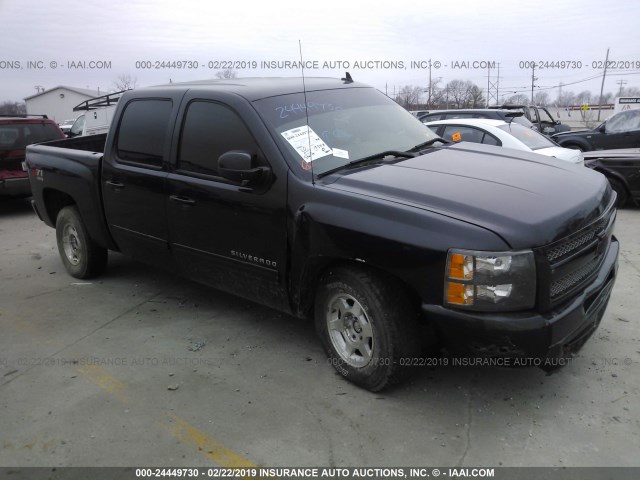 3GCRKSE32AG171023 - 2010 CHEVROLET SILVERADO K1500 LT BLACK photo 1