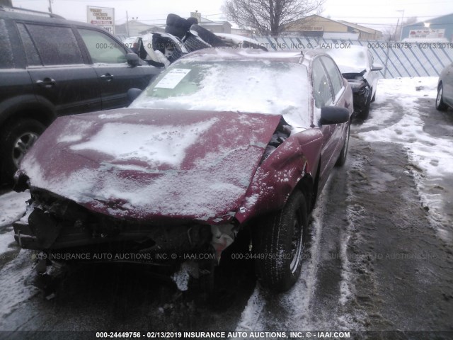 1G1ND52F14M576812 - 2004 CHEVROLET CLASSIC RED photo 2