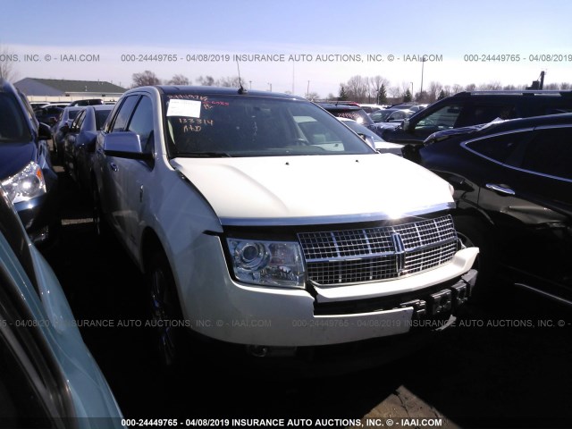 2LMDU68C88BJ27919 - 2008 LINCOLN MKX WHITE photo 1