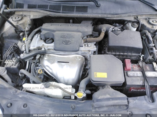 4T1BF1FK4FU887766 - 2015 TOYOTA CAMRY LE/XLE/SE/XSE BLACK photo 10