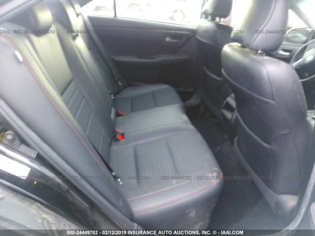 4T1BF1FK4FU887766 - 2015 TOYOTA CAMRY LE/XLE/SE/XSE BLACK photo 8
