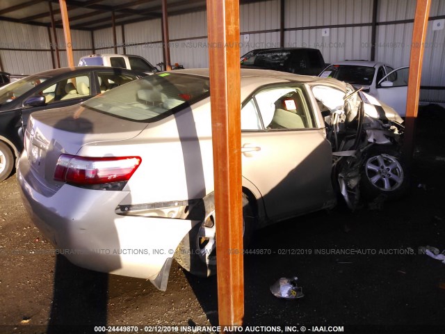 4T1BE46K07U519350 - 2007 TOYOTA CAMRY NEW GENERAT CE/LE/XLE/SE GOLD photo 4