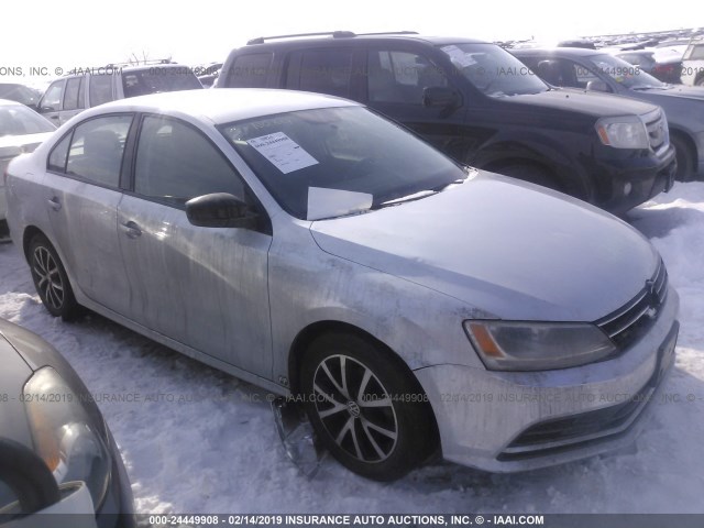 3VWD67AJ3GM243838 - 2016 VOLKSWAGEN JETTA SE SILVER photo 1