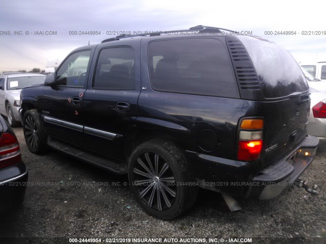 1GKEK13T14J293942 - 2004 GMC YUKON BLUE photo 3