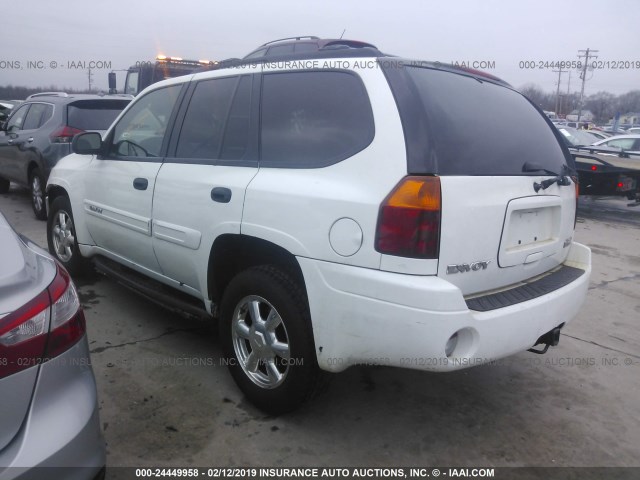 1GKDT13S842367576 - 2004 GMC ENVOY WHITE photo 3