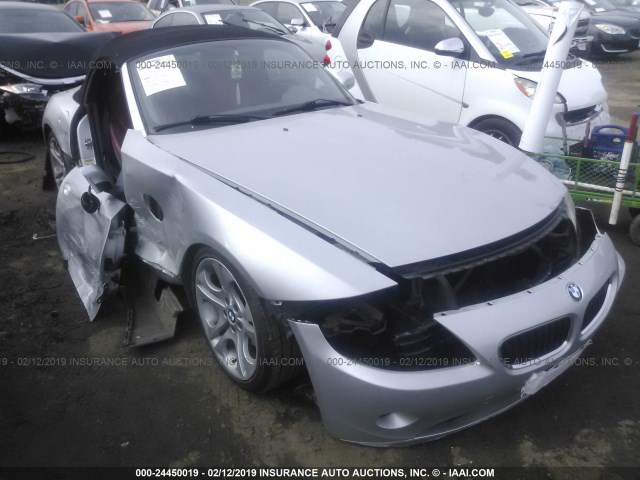 4USBT534X3LU03394 - 2003 BMW Z4 3.0 SILVER photo 1